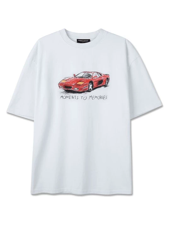 Foto van product T-shirt print Pegador wit