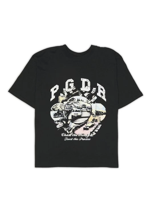 Foto van product T-shirt print Pegador zwart