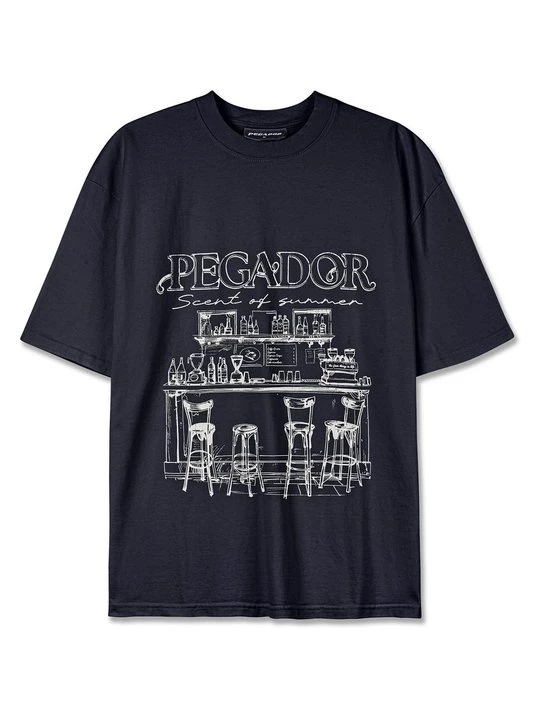 Foto van product T-shirt print Pegador zwart