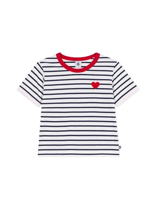 Foto van product T-shirt print Petit Bateau wit