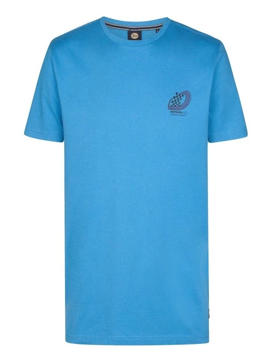 Foto van product T-shirt print Petrol Industries blauw