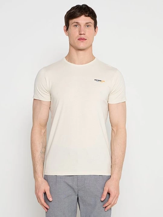 Foto van product T-shirt print Petrol Industries crème