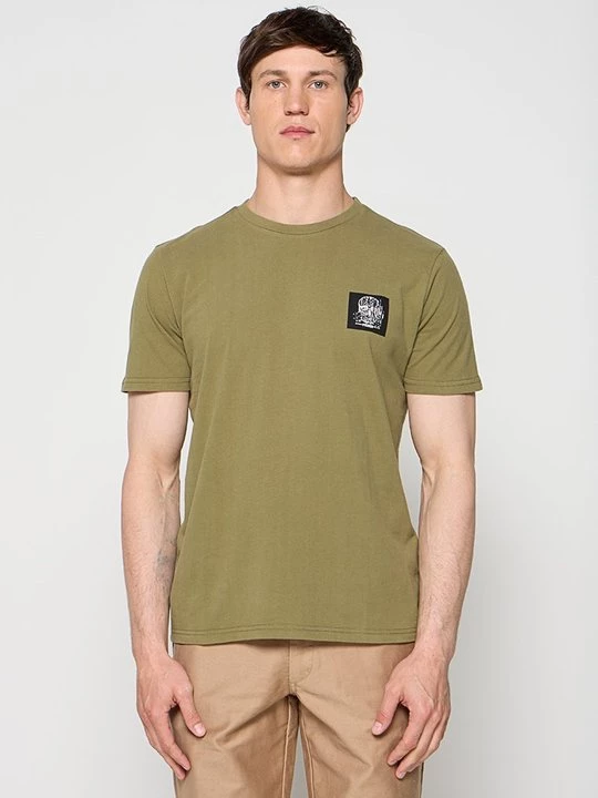 Foto van product T-shirt print Petrol Industries groen
