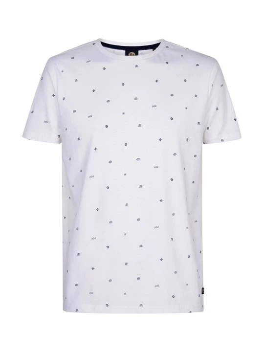 Foto van product T-shirt print Petrol Industries wit
