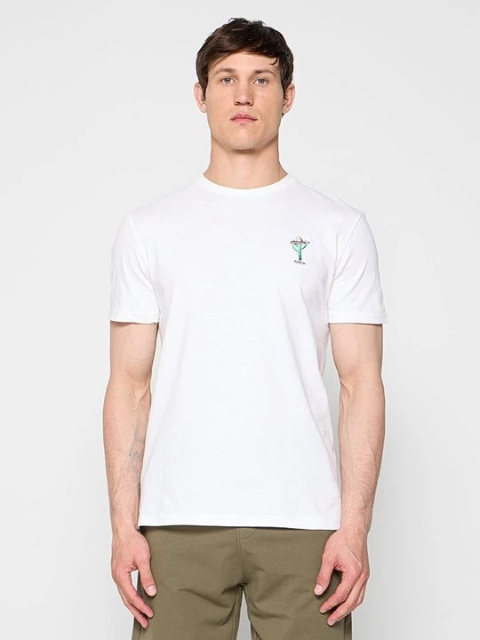 Foto van product T-shirt print Petrol Industries wit