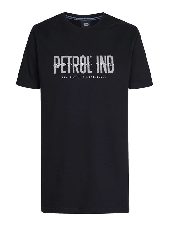Foto van product T-shirt print Petrol Industries zwart