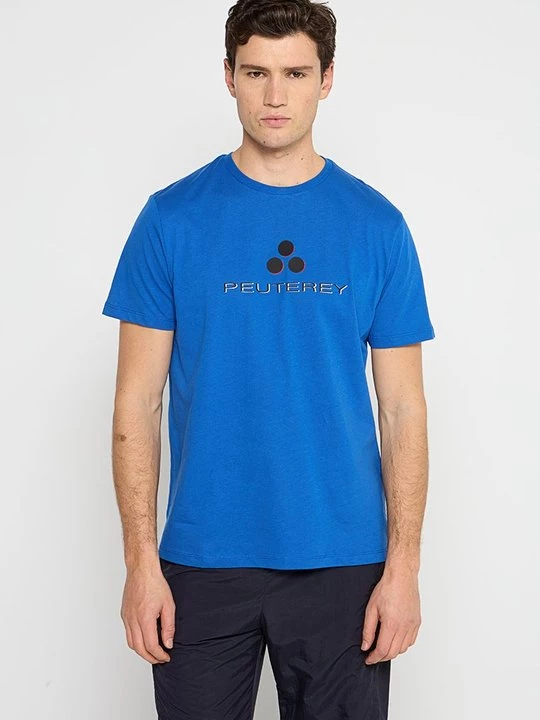Foto van product T-shirt print Peuterey blauw