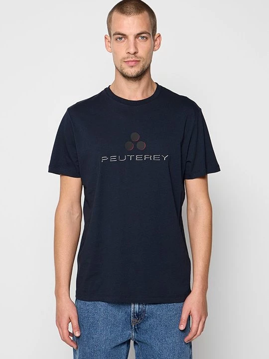 Foto van product T-shirt print Peuterey donkerblauw
