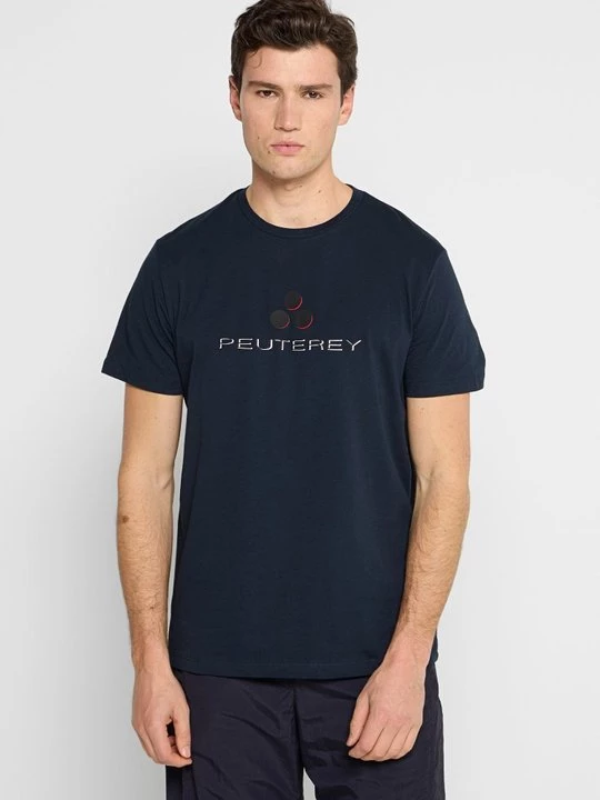 Foto van product T-shirt print Peuterey donkerblauw