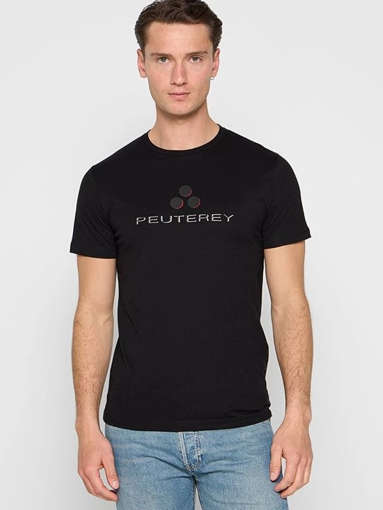 Foto van product T-shirt print Peuterey zwart
