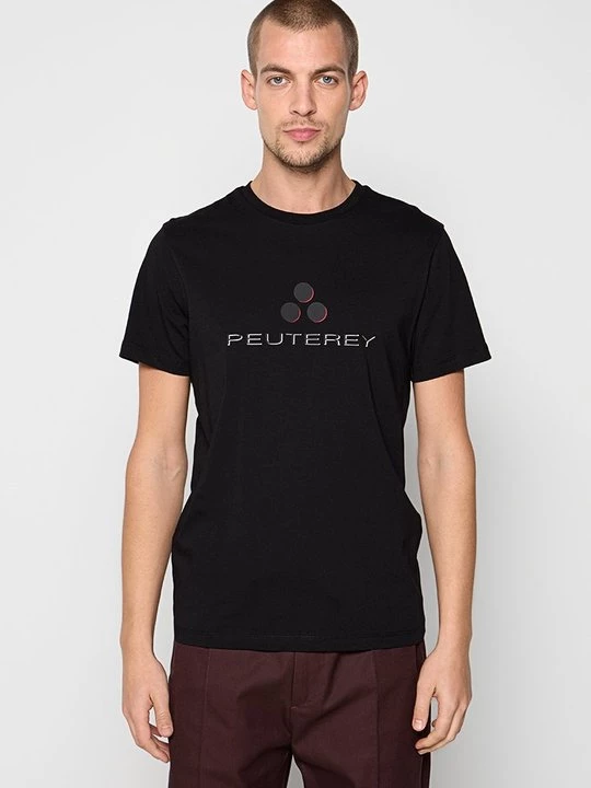 Foto van product T-shirt print Peuterey zwart