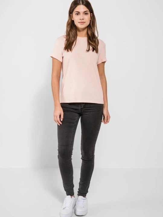 Foto van product T-shirt print Pieces beżowy