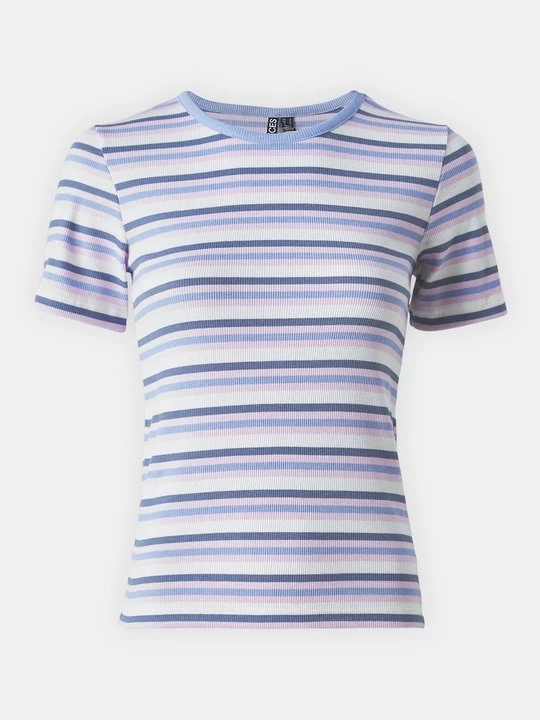 Foto van product T-shirt print Pieces blauw
