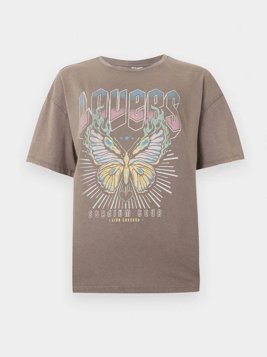 Foto van product T-shirt print Pieces blauw