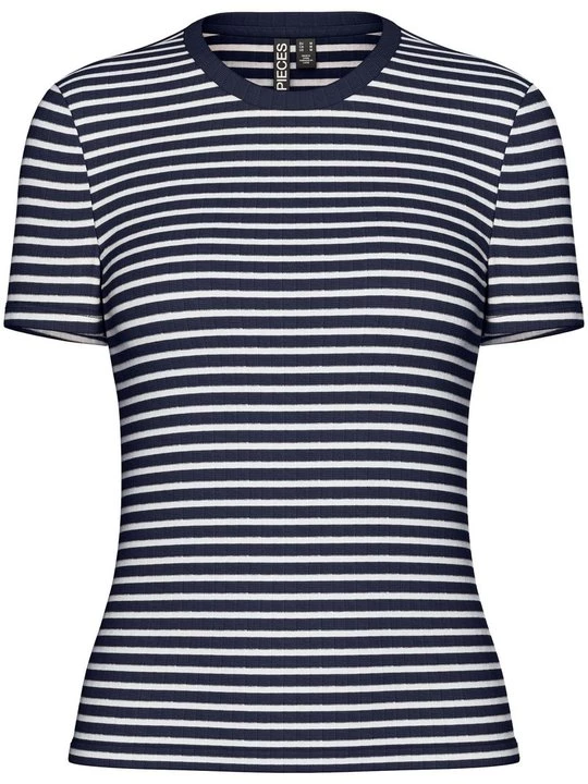 Foto van product T-shirt print Pieces blauw