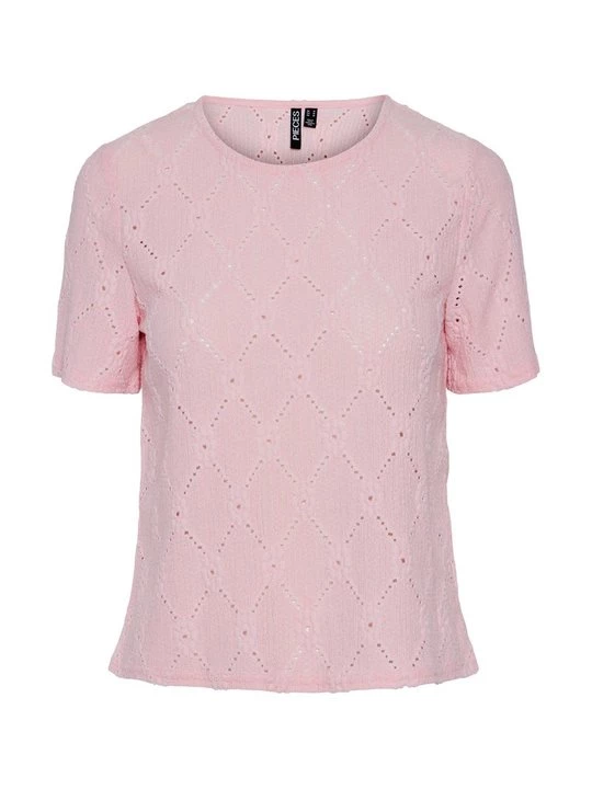 Foto van product T-shirt print Pieces roze
