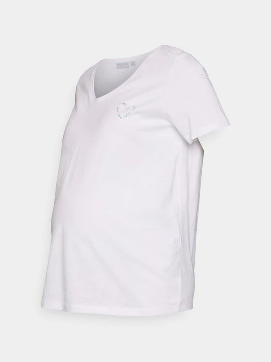Foto van product T-shirt print Pieces wit