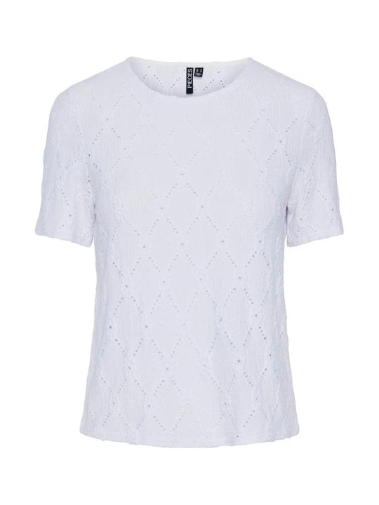 Foto van product T-shirt print Pieces wit