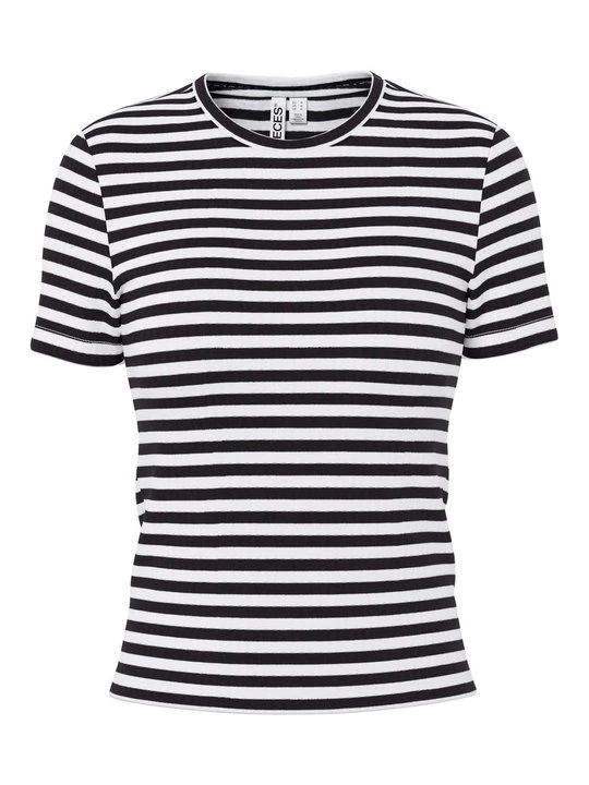 Foto van product T-shirt print Pieces zwart