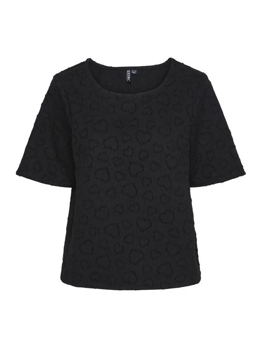 Foto van product T-shirt print Pieces zwart