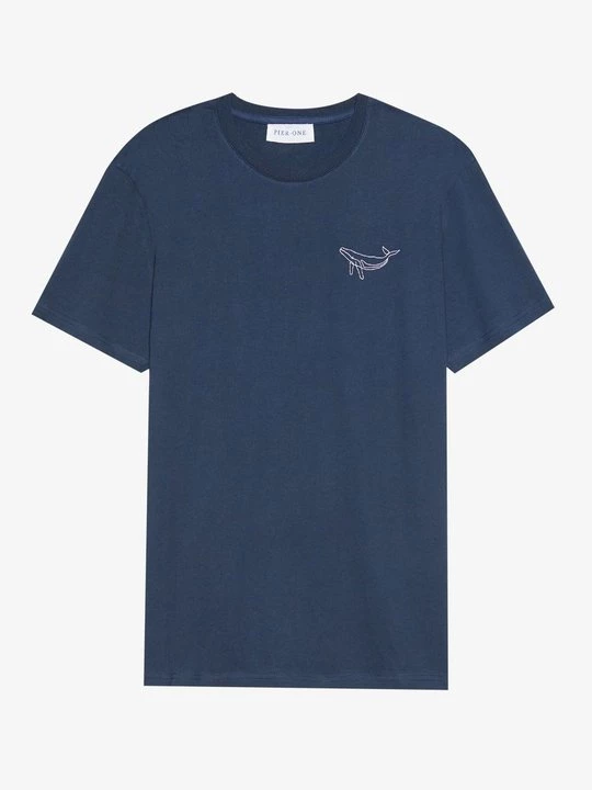 Foto van product T-shirt print Pier One By Zalando donkerblauw