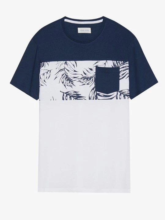Foto van product T-shirt print Pier One By Zalando donkerblauw