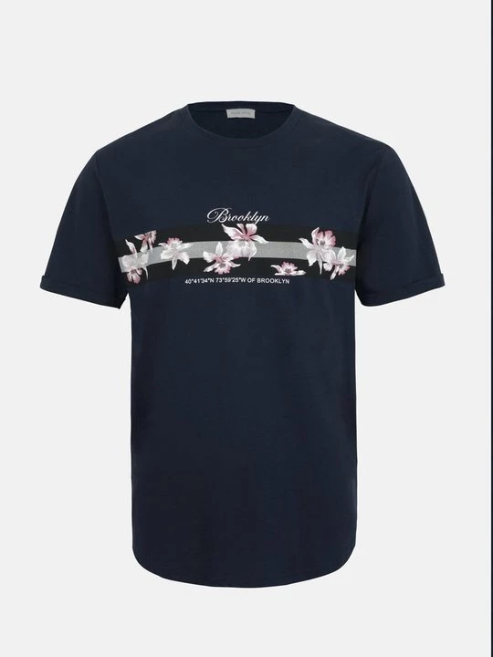 Foto van product T-shirt print Pier One By Zalando donkerblauw