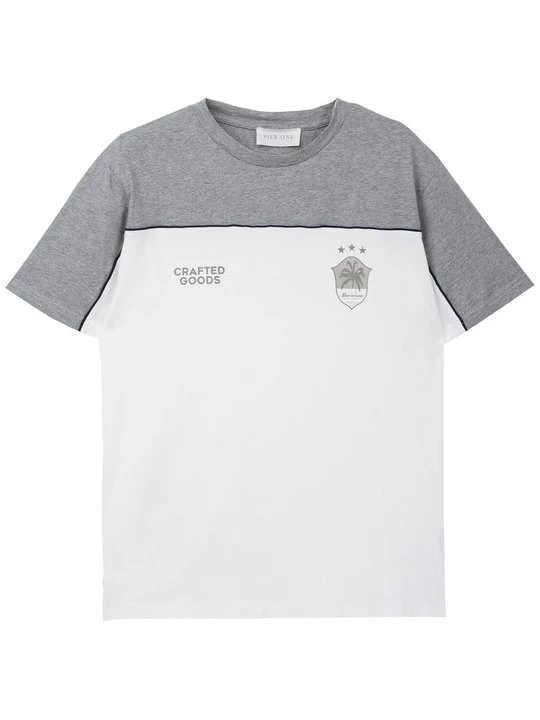 Foto van product T-shirt print Pier One By Zalando grijs gemêleerd