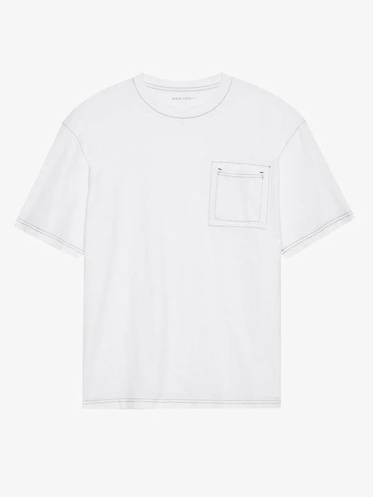 Foto van product T-shirt print Pier One By Zalando wit