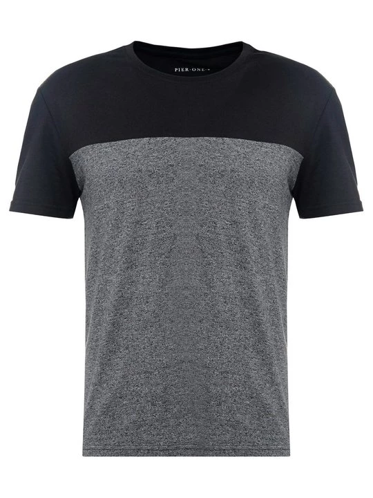 Foto van product T-shirt print Pier One By Zalando zwart