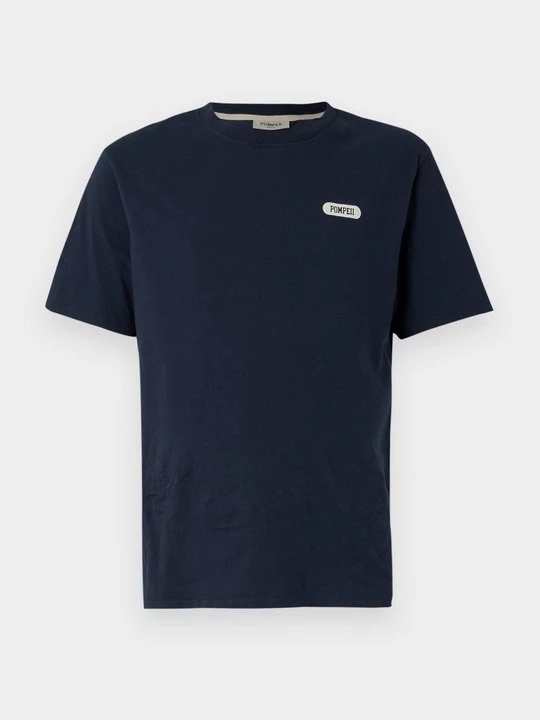 Foto van product T-shirt print Pompeii donkerblauw