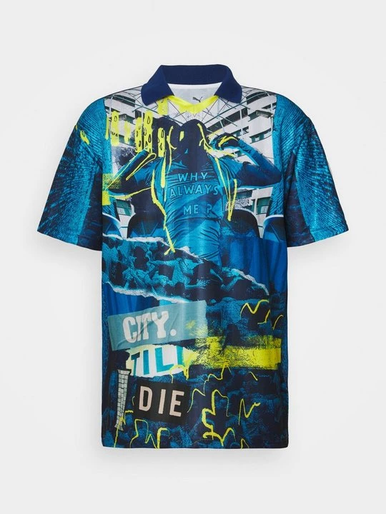 Foto van product T-shirt print Puma lichtblauw