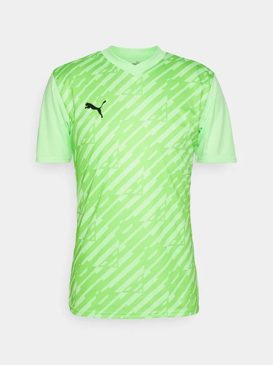 Foto van product T-shirt print Puma neongroen