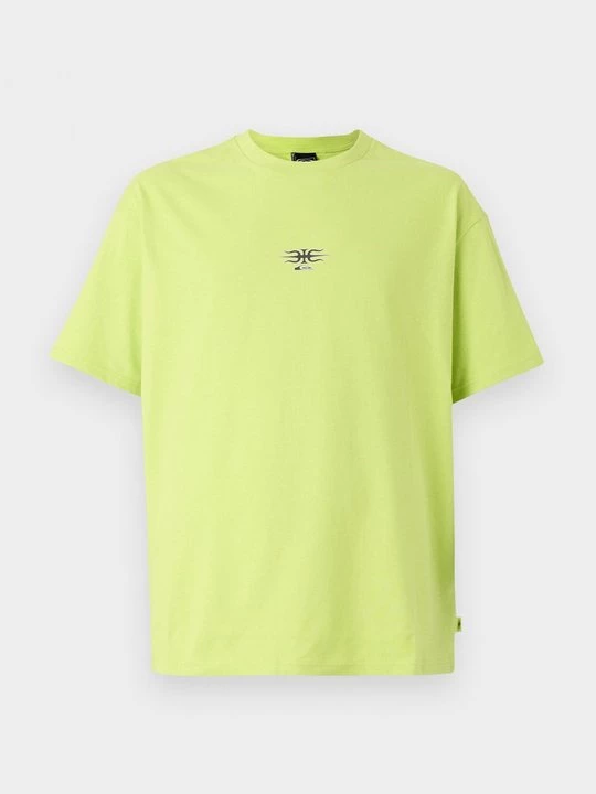 Foto van product T-shirt print Quiksilver neongeel