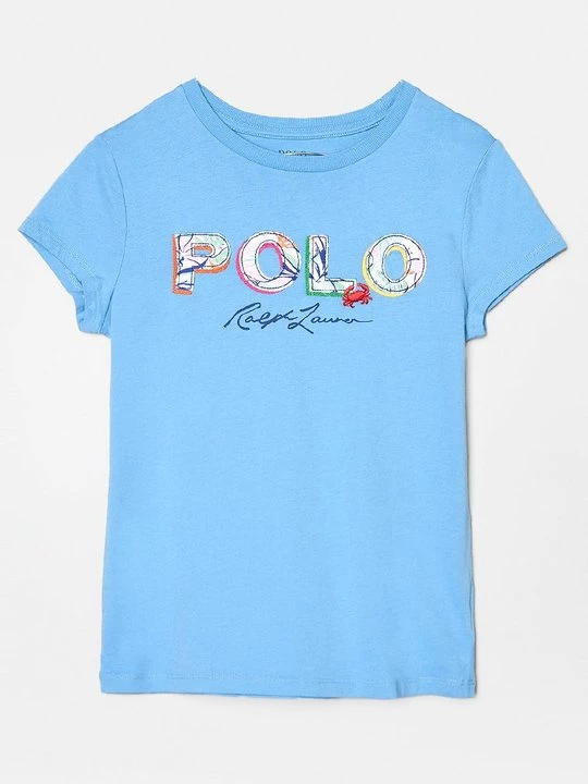 Foto van product T-shirt print Ralph Lauren blauw