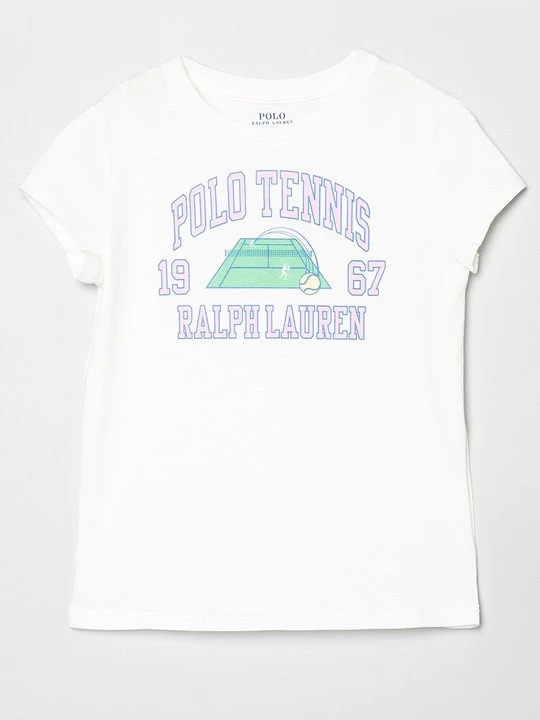 Foto van product T-shirt print Ralph Lauren wit