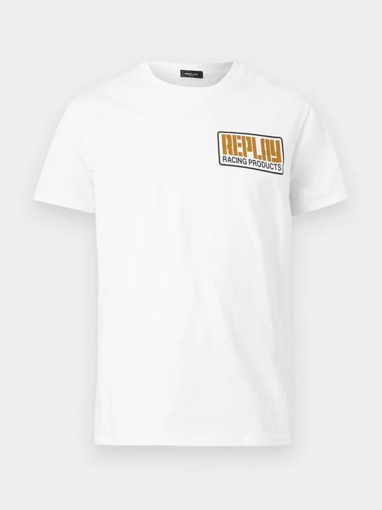 Foto van product T-shirt print Replay wit