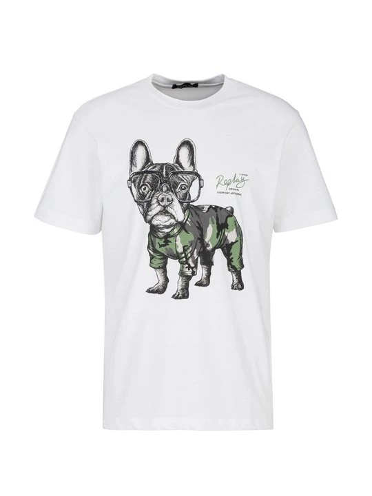 Foto van product T-shirt print Replay wit