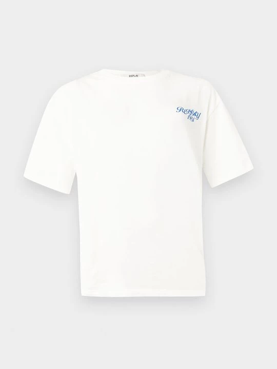 Foto van product T-shirt print Replay wit
