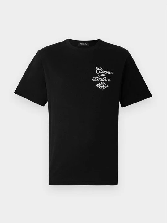 Foto van product T-shirt print Replay zwart