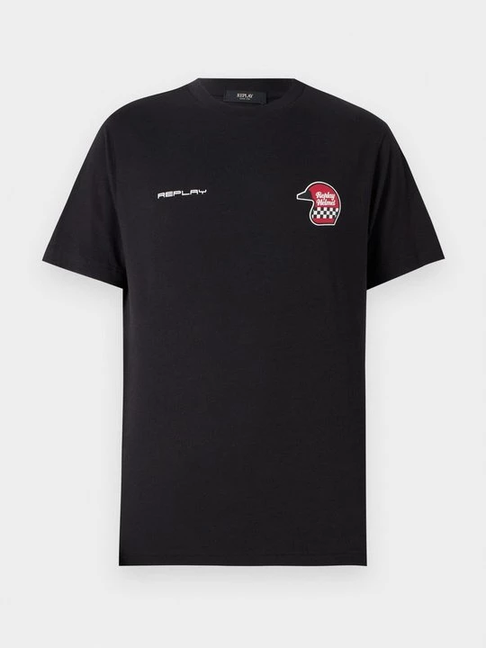 Foto van product T-shirt print Replay zwart