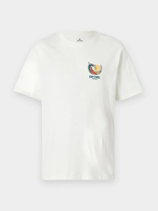 Foto van product T-shirt print Rip Curl crème