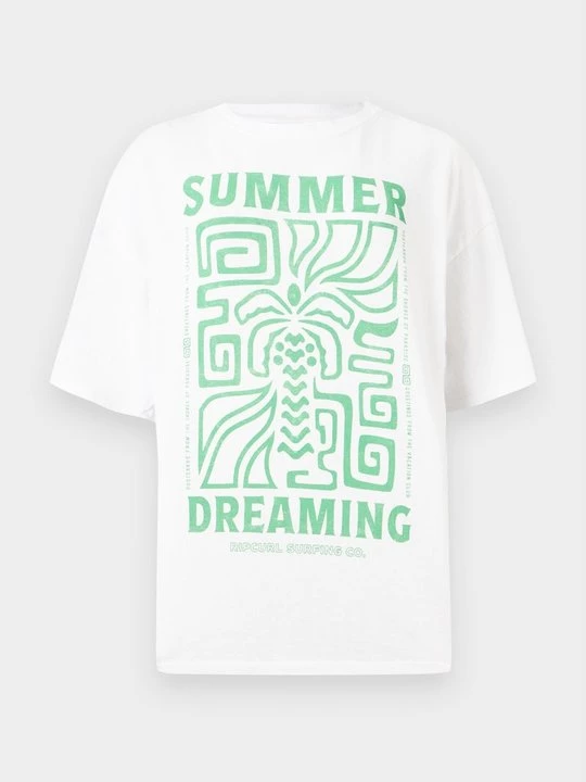 Foto van product T-shirt print Rip Curl wit