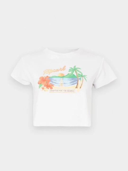 Foto van product T-shirt print Rip Curl wit