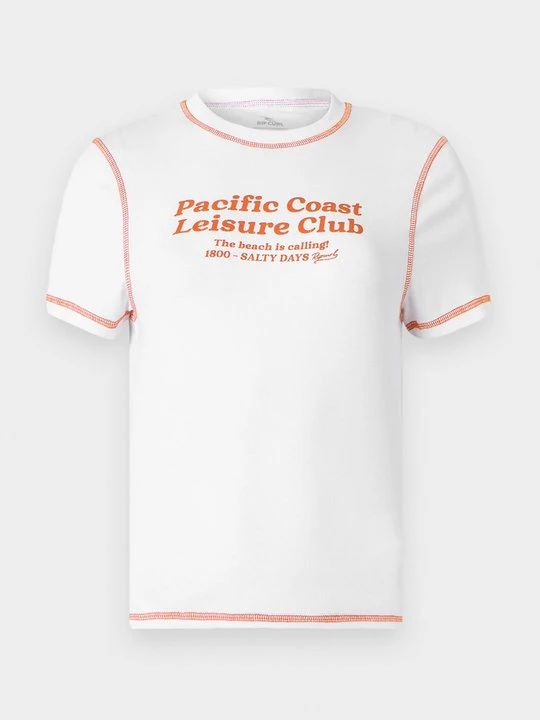 Foto van product T-shirt print Rip Curl wit
