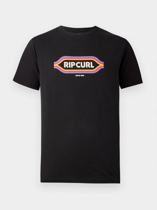 Foto van product T-shirt print Rip Curl zwart