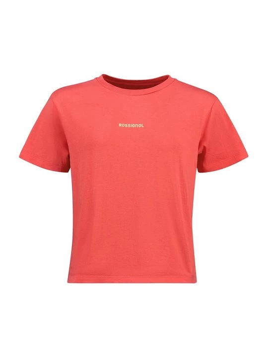 Foto van product T-shirt print Rossignol donkerroze