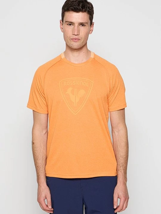 Foto van product T-shirt print Rossignol oranje