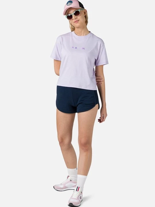 Foto van product T-shirt print Rossignol paars