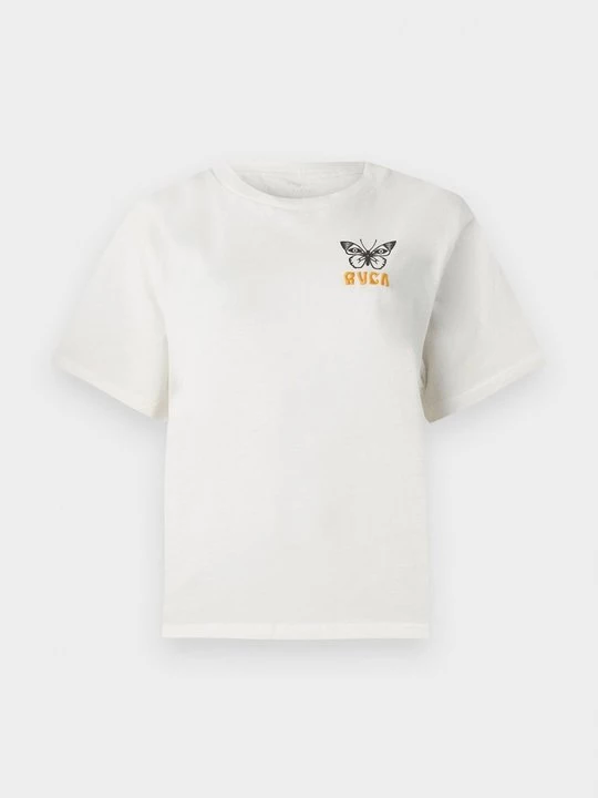 Foto van product T-shirt print RVCA crème